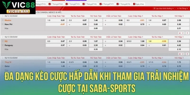 Đa dạng bộ môn cá cược thể thao siêu hấp dẫn tại sảnh