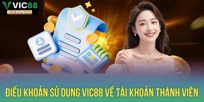 Điều khoản sử dụng Vic88 về tài khoản thành viên