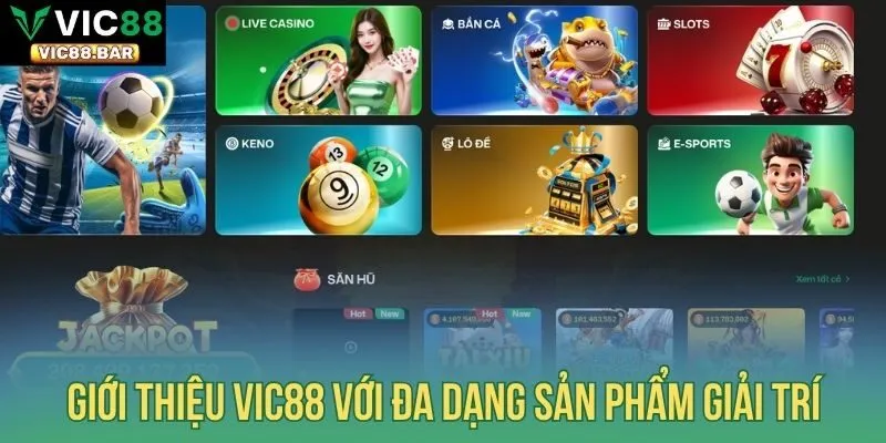 Giới thiệu Vic88 với đa dạng sản phẩm giải trí