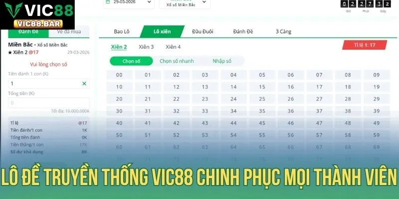 Lô đề truyền thống Vic88 chinh phục mọi thành viên