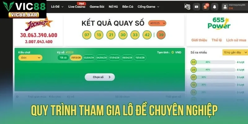 Quy trình tham gia lô đề chuyên nghiệp