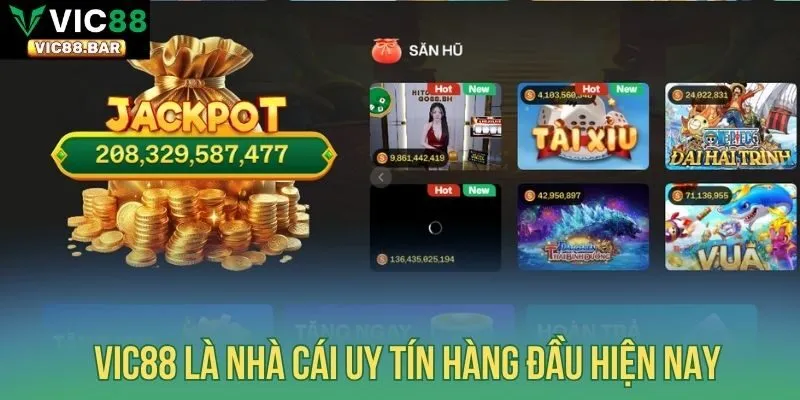 Vic88 là nhà cái uy tín hàng đầu hiện nay